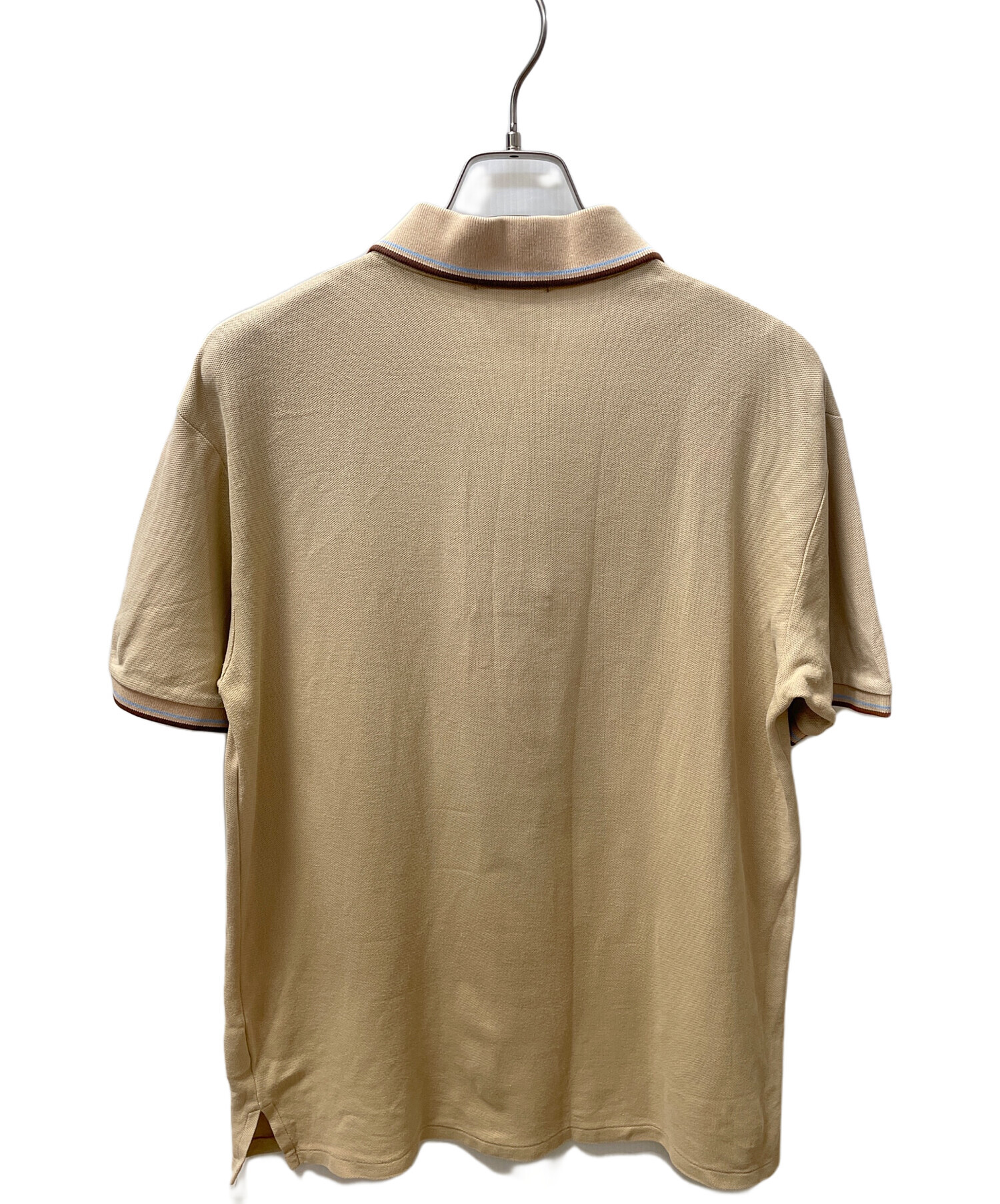 バーバリー　ブラックレーベル ポロシャツ　ポーダー　ベージュ　半袖 中古・古着通販】BURBERRY BLACK LABEL (バーバリーブラックレーベル