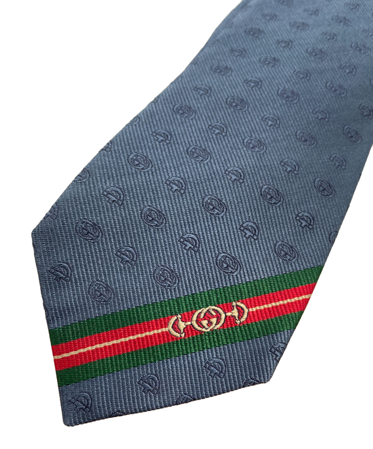 中古・古着通販】GUCCI (グッチ) ネクタイ ネイビー サイズ:表記無し