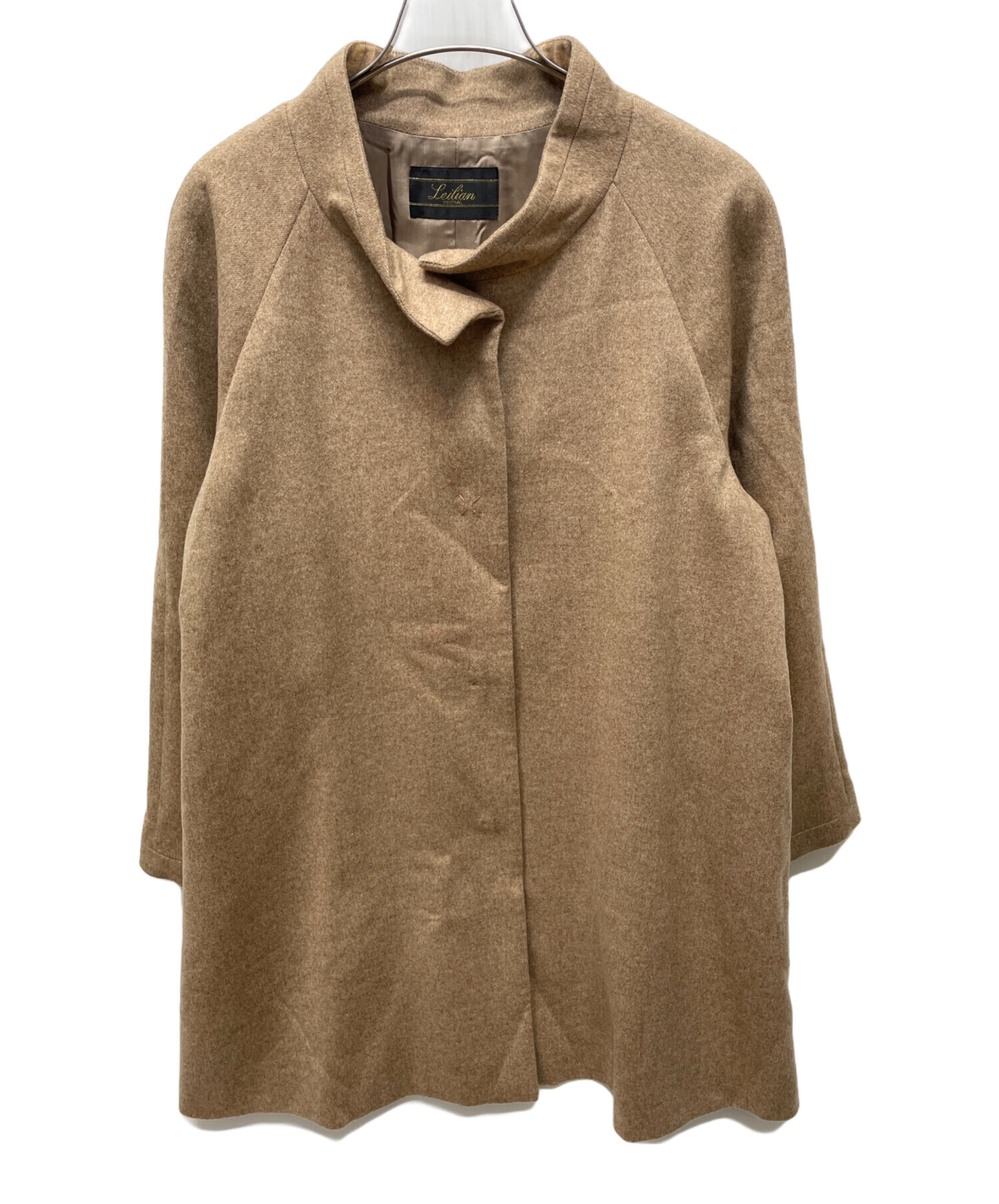 中古・古着通販】Leilian (レリアン) カシミヤコート ベージュ サイズ 