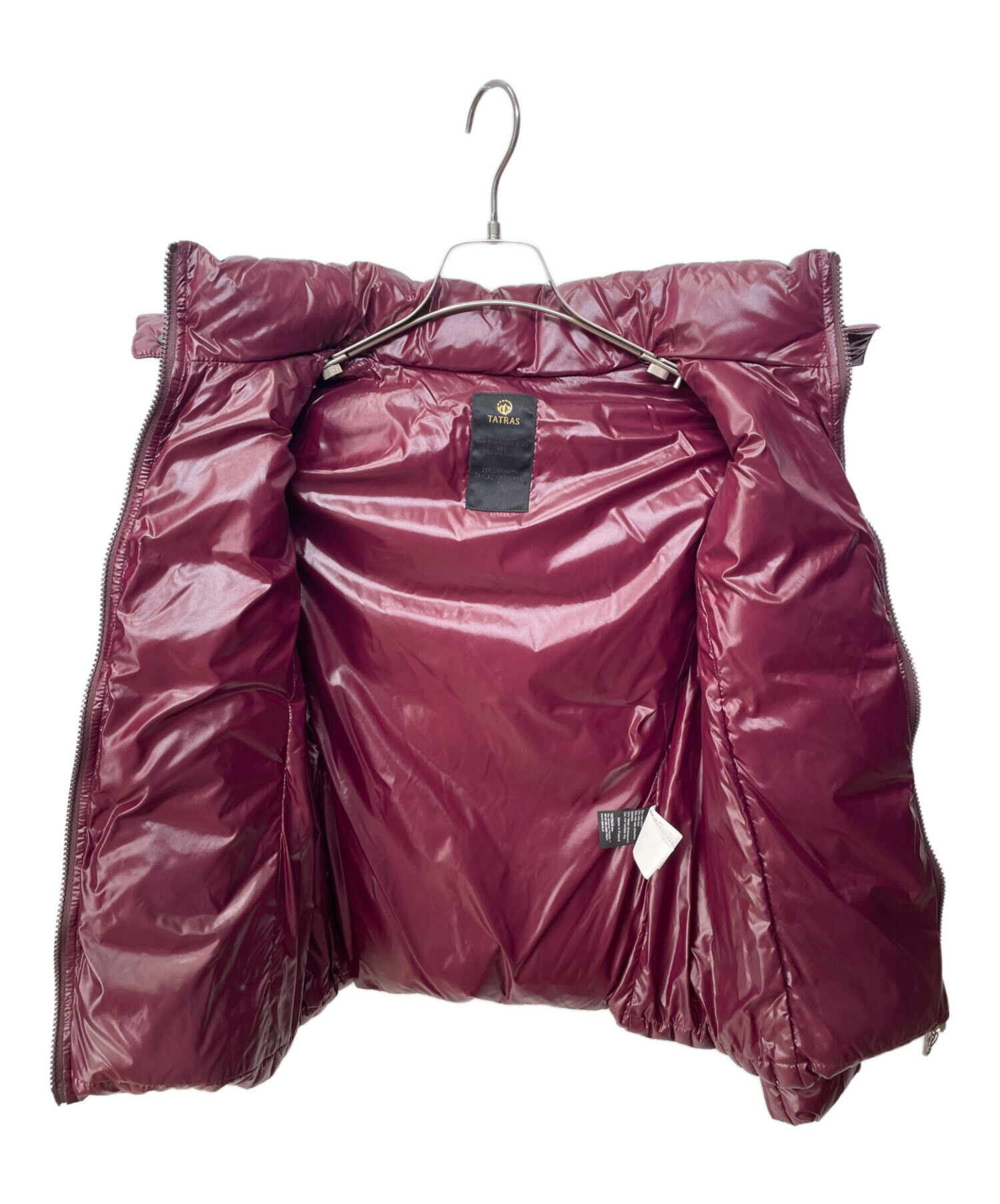 中古・古着通販】TATRAS (タトラス) ダウンジャケット ワインレッド