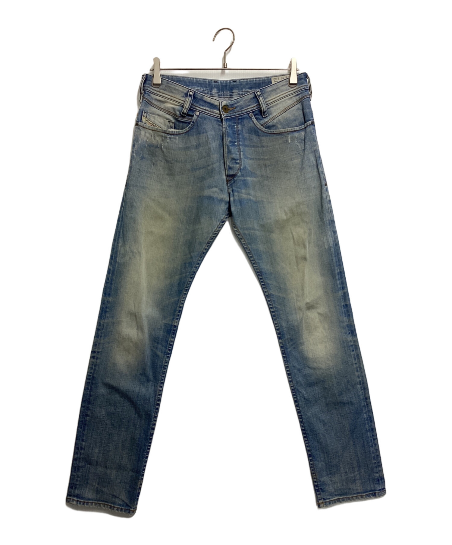 中古・古着通販】DIESEL (ディーゼル) ダメージ加工デニムパンツ