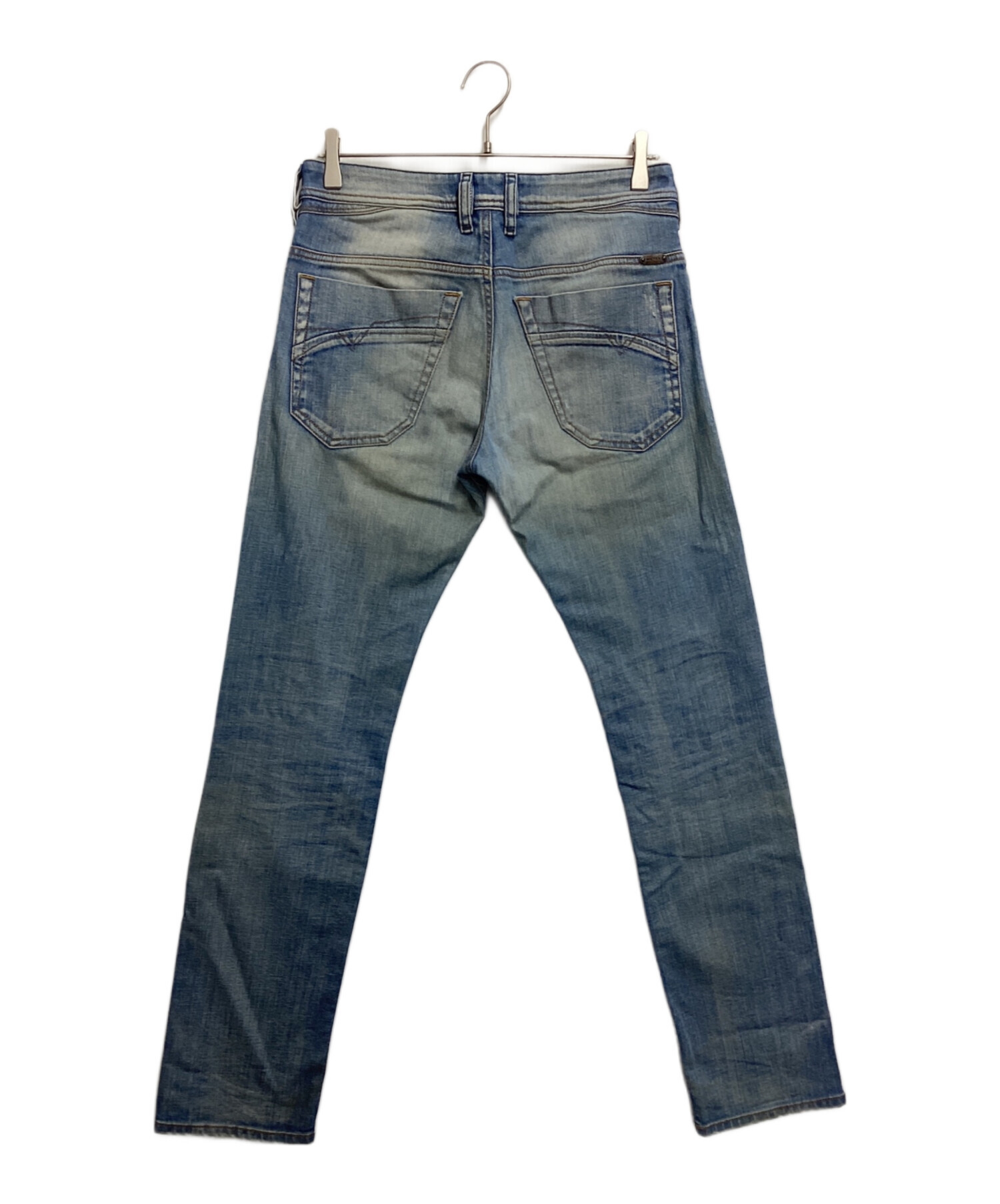 中古・古着通販】DIESEL (ディーゼル) ダメージ加工デニムパンツ