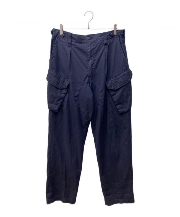 MILITARY ミリタリー ●カーゴパンツ NAVY COMBAT TROUSER サイズ80 メンズ ネイビー 中古・古着通販】MILITARY (ミリタリー) カーゴパンツ TROUSERS