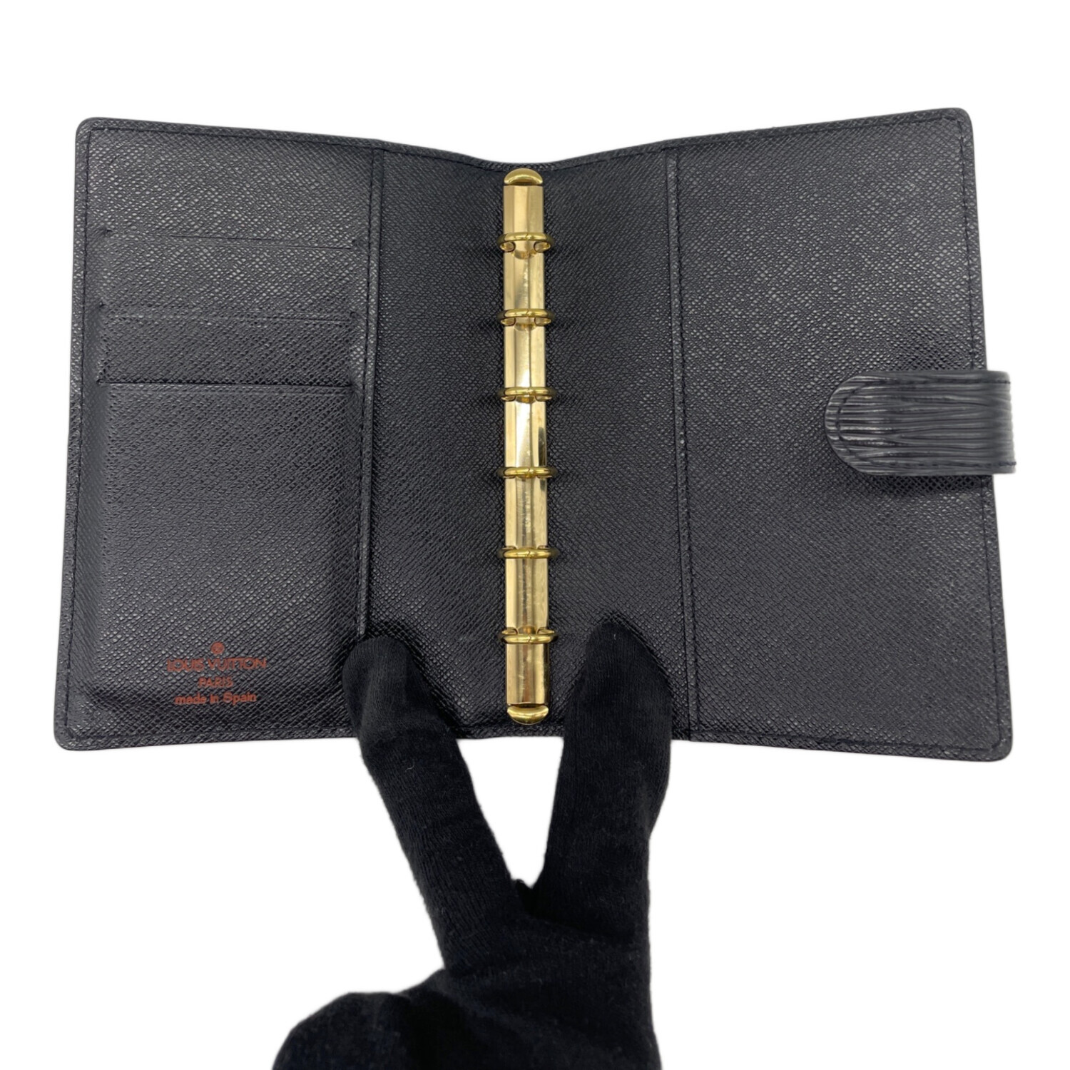 中古・古着通販】LOUIS VUITTON (ルイ ヴィトン) 手帳カバー ブラック