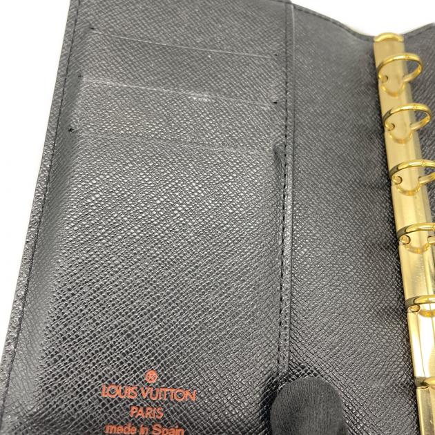 中古・古着通販】LOUIS VUITTON (ルイ ヴィトン) 手帳カバー ブラック