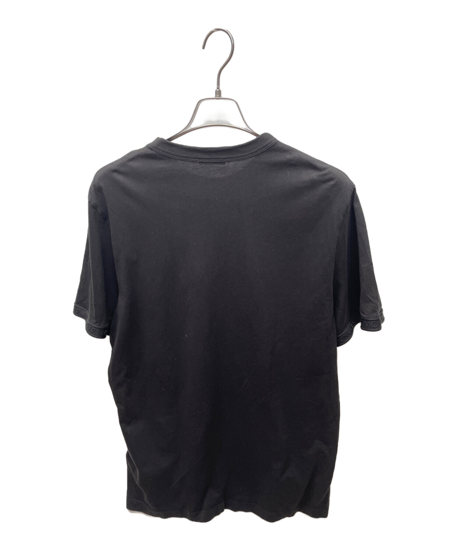 中古・古着通販】MONCLER (モンクレール) 半袖Tシャツ ブラック サイズ