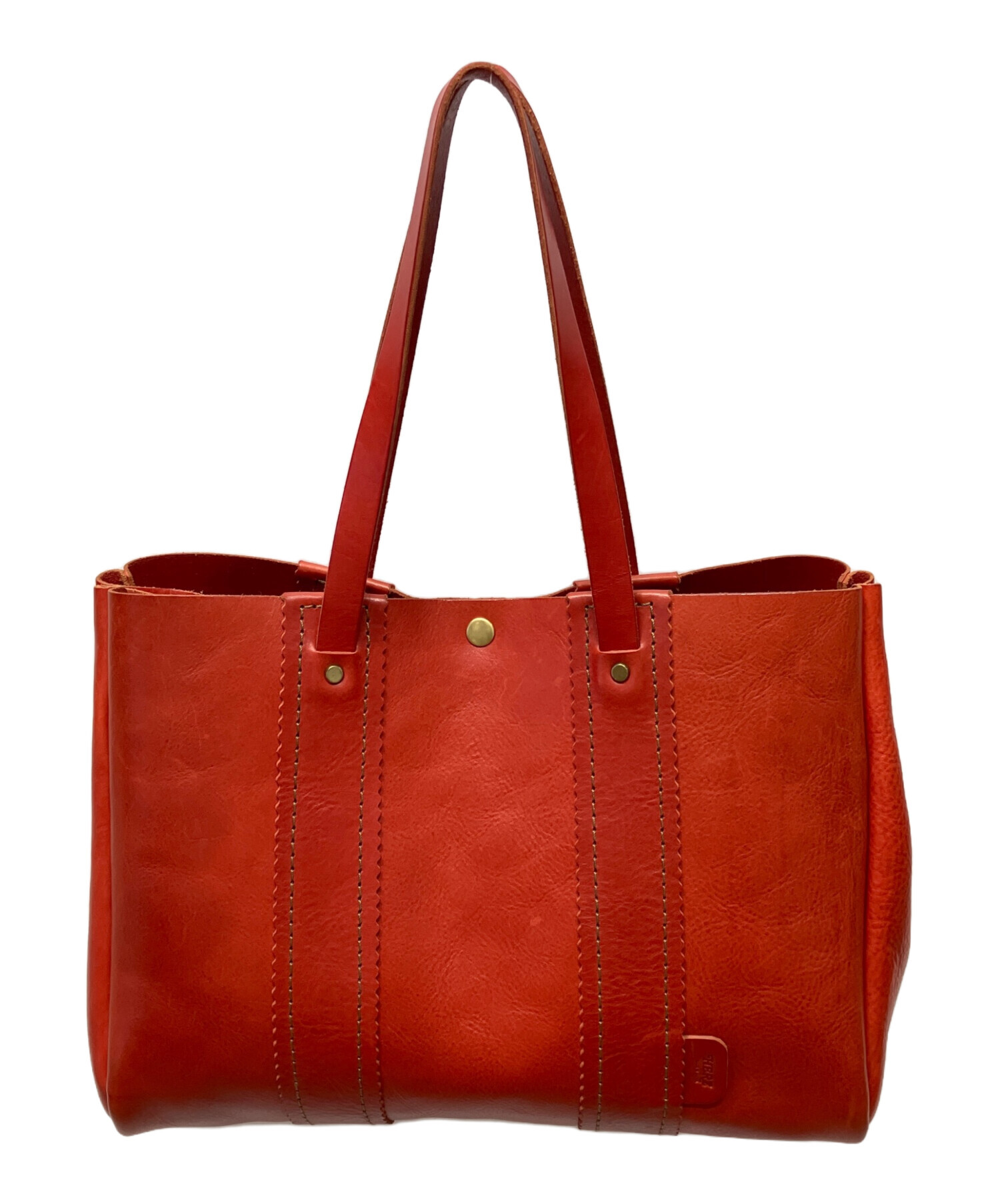 HERZ/ヘルツ/50周年アウトドア企画/チェストバッグ/赤/中古 中古・古着通販】Herz (ヘルツ) レザートートバッグ レッド｜ブランド