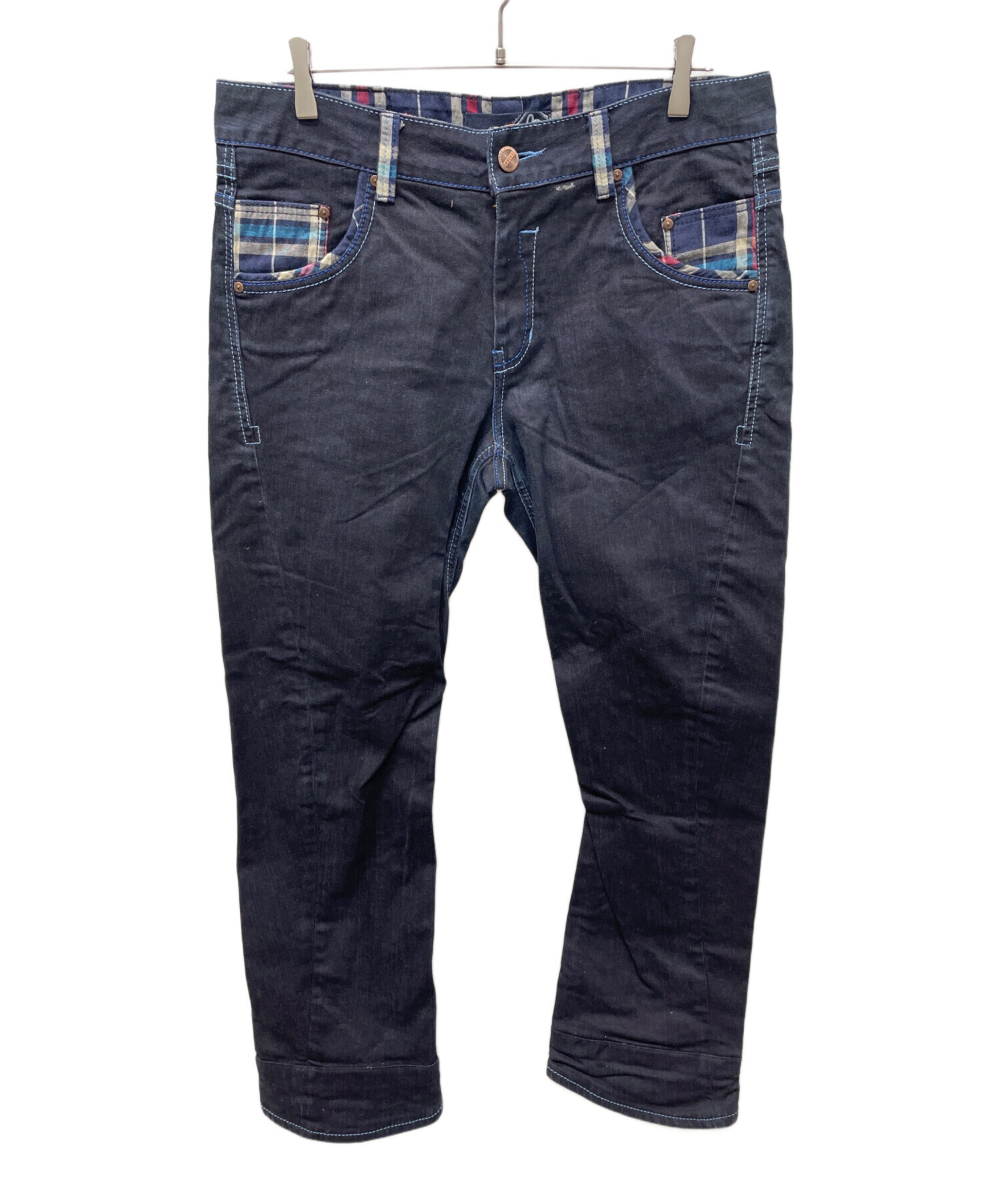 中古・古着通販】EVISU (エヴィス) デニムパンツ ネイビー サイズ:W36