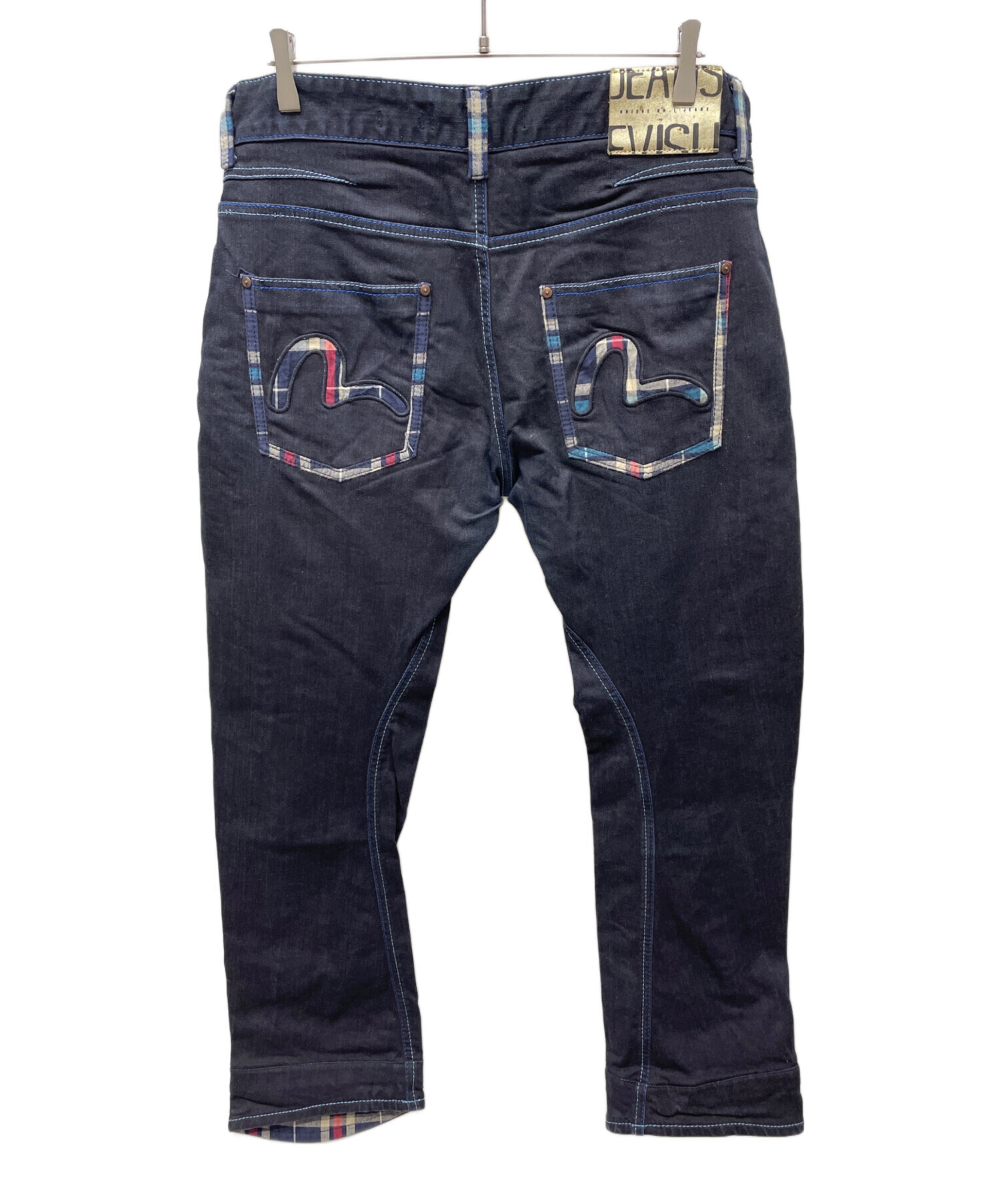 中古・古着通販】EVISU (エヴィス) デニムパンツ ネイビー サイズ:W36