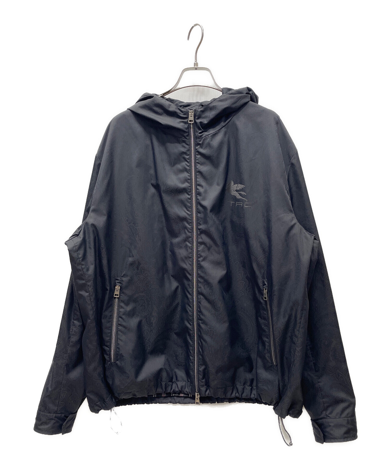 中古・古着通販】ETRO (エトロ) ナイロンペイズリージップパーカー 