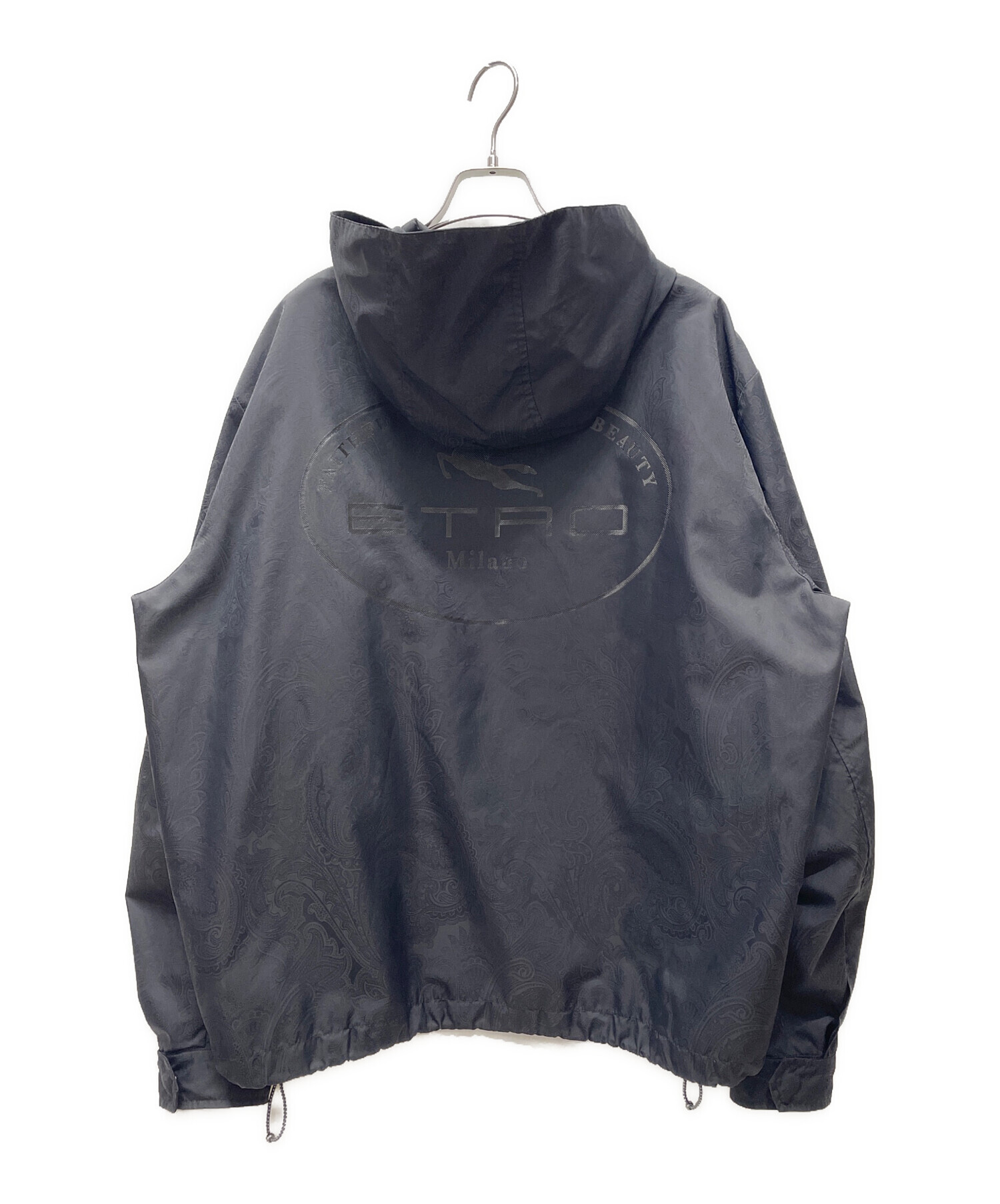 美品 エトロ 総柄 ペイズリー ナイロンジャケット フルジップ パーカー 光沢 中古・古着通販】ETRO (エトロ) ナイロンペイズリージップパーカー