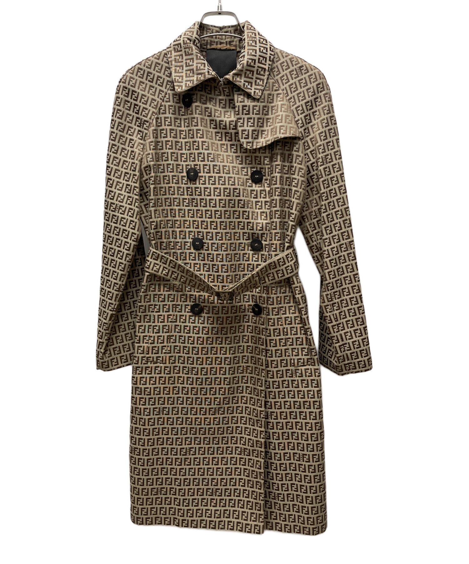 FENDI トレンチコート ダブルブレストベージュトレンチコート - Fendi