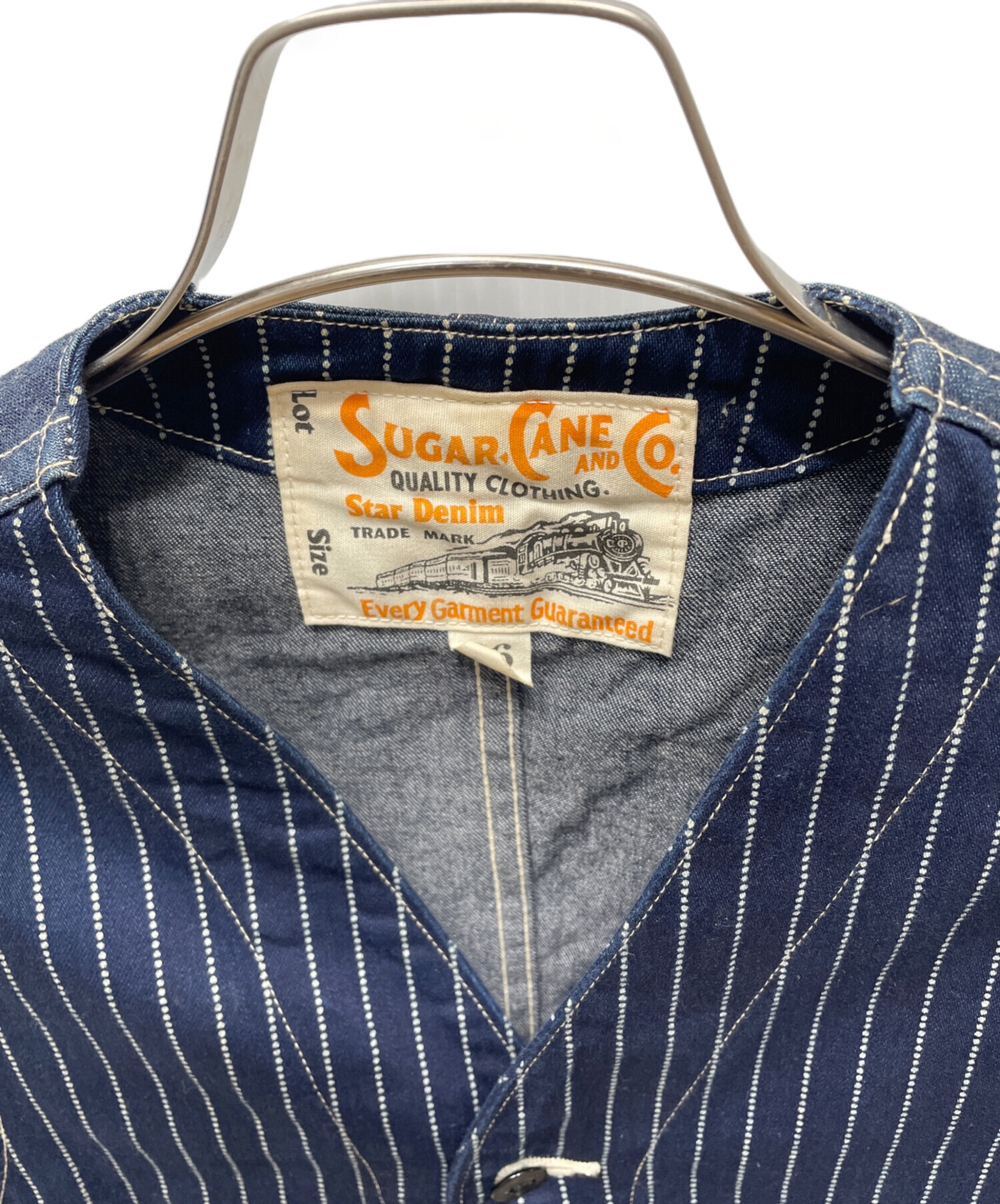 中古・古着通販】SUGAR CANE (シュガーケーン) ベスト ネイビー サイズ 