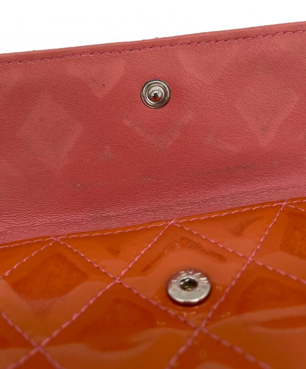シャネル マトラッセ  財布  限定オレンジ！ 中古・古着通販】CHANEL (シャネル) マトラッセ オレンジ｜ブランド