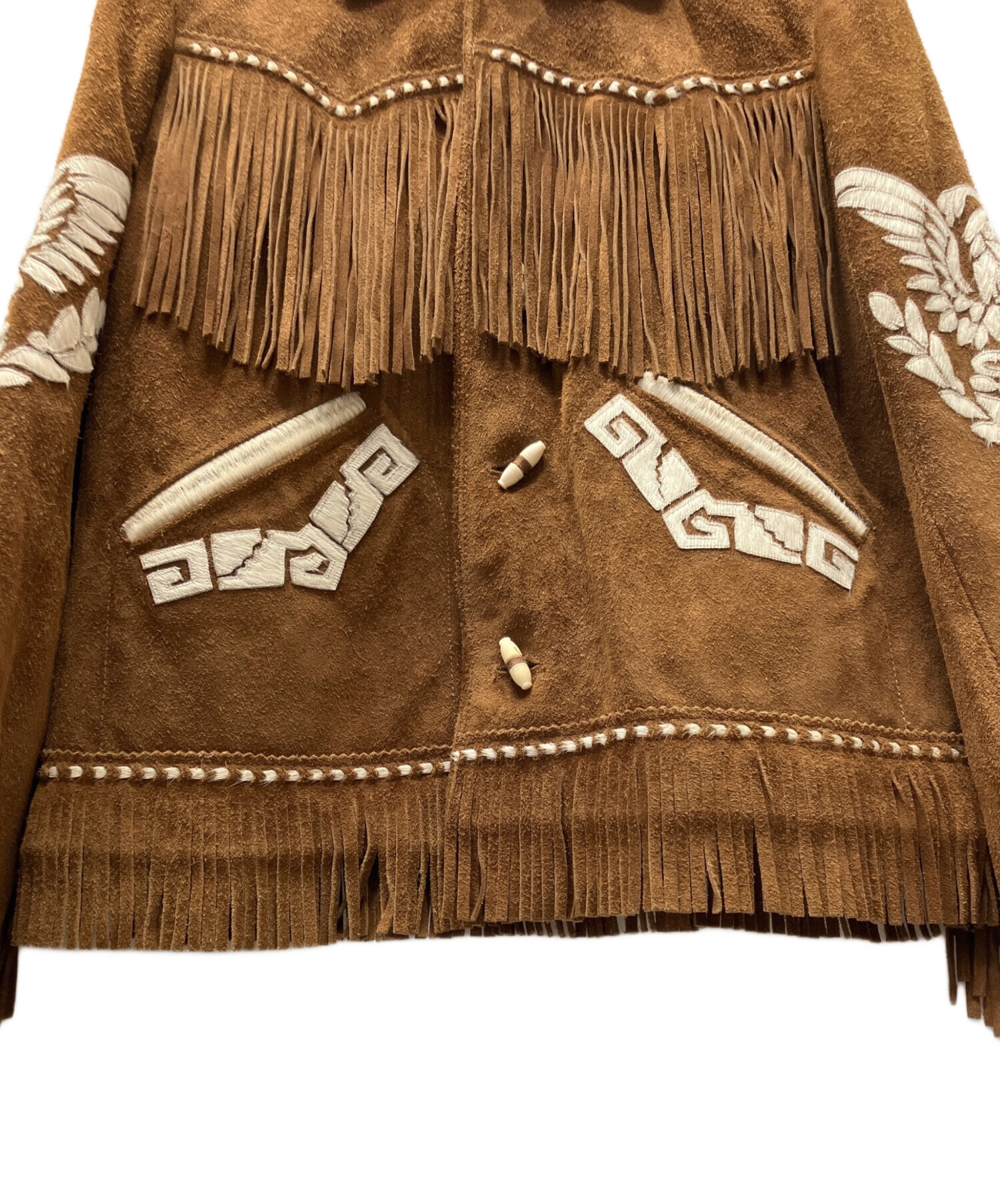 中古・古着通販】RALPH LAUREN (ラルフローレン) フリンジレザー