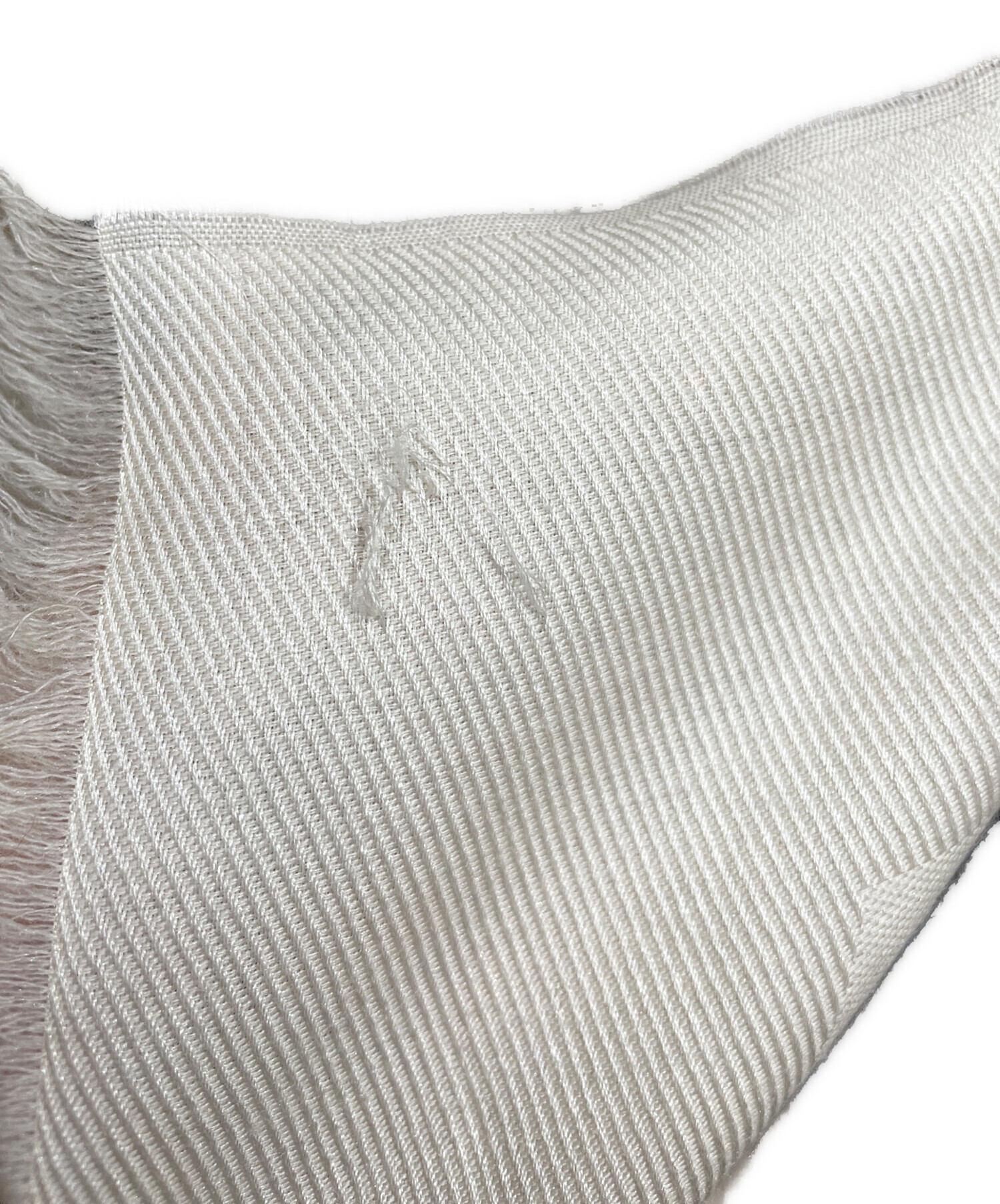 【新品未使用】LOUIS VUITTON シルク混ストール　ライトグレー 中古・古着通販】LOUIS VUITTON (ルイ ヴィトン) シルク混ストール