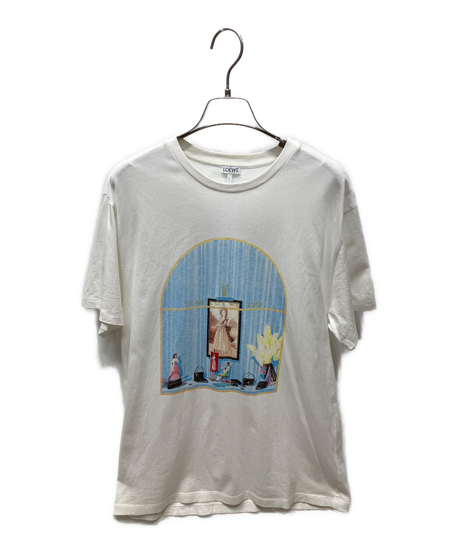 中古・古着通販】LOEWE (ロエベ) Tシャツ ホワイト サイズ:M｜ブランド 