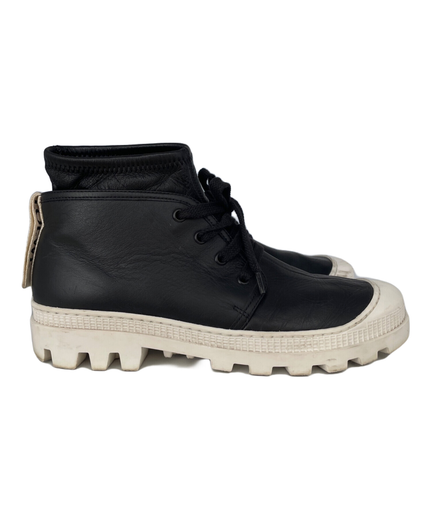 中古・古着通販】LOEWE (ロエベ) コンバットブーツ ブラック サイズ:39