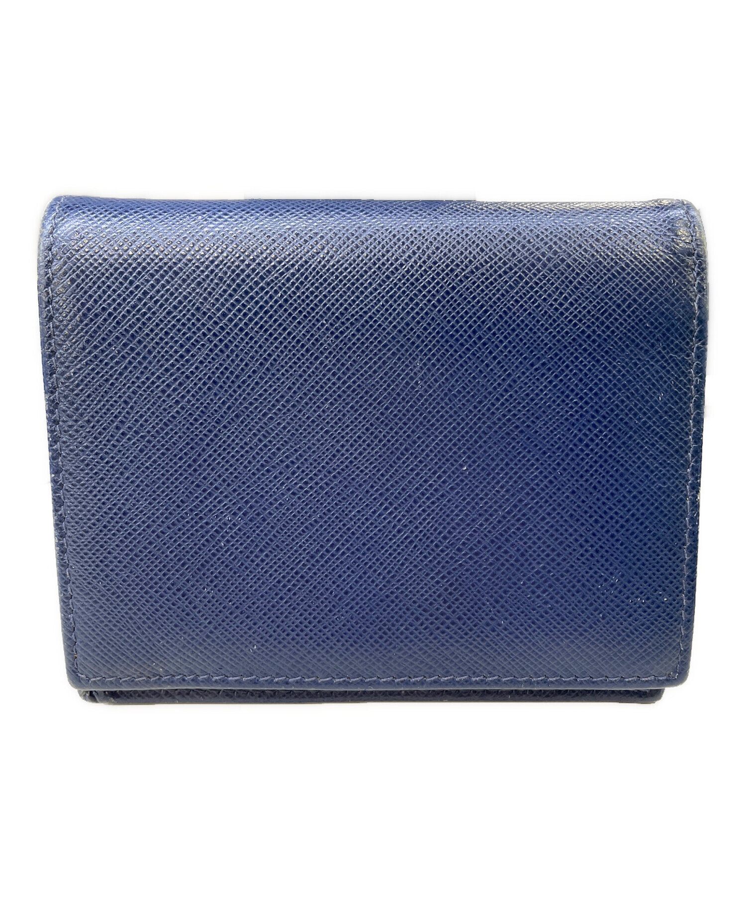 中古・古着通販】PRADA (プラダ) サフィアーノラザー財布 ネイビー