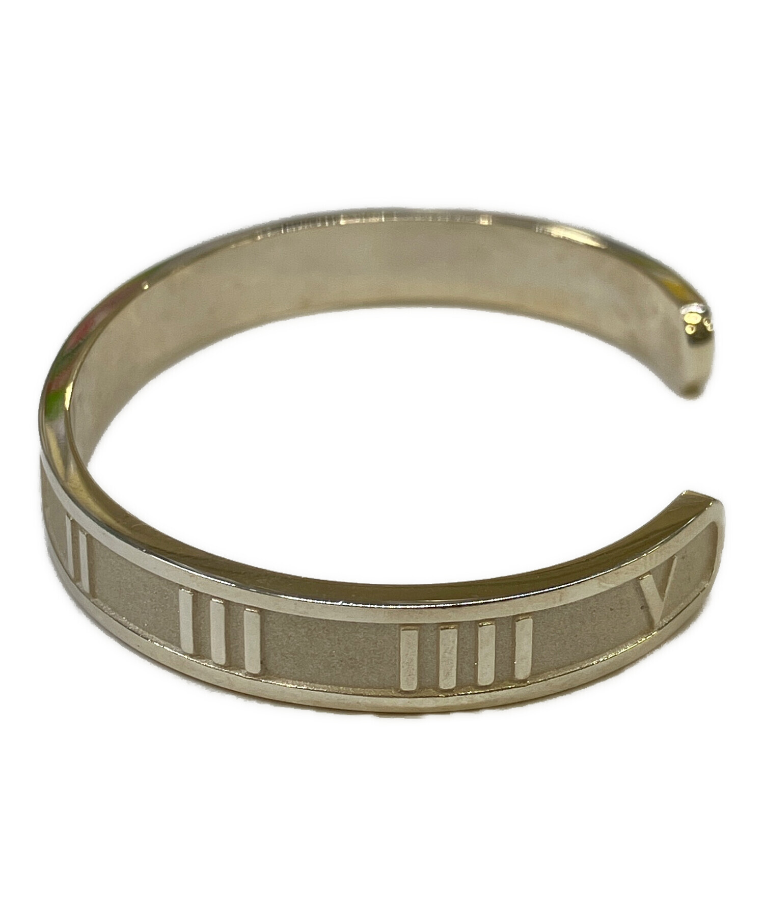 リン⭐︎Tiffany & Co. シルバー&ゴールドバングル TIFFANY&Co.（ティファニー） 新品同様 フックアンドアイ バングル