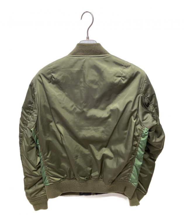 美品　AVIREX MA-1 カーキ　グリーン　リバーシブル 中古・古着通販】AVIREX (アヴィレックス) スカル リバーシブル MA-1