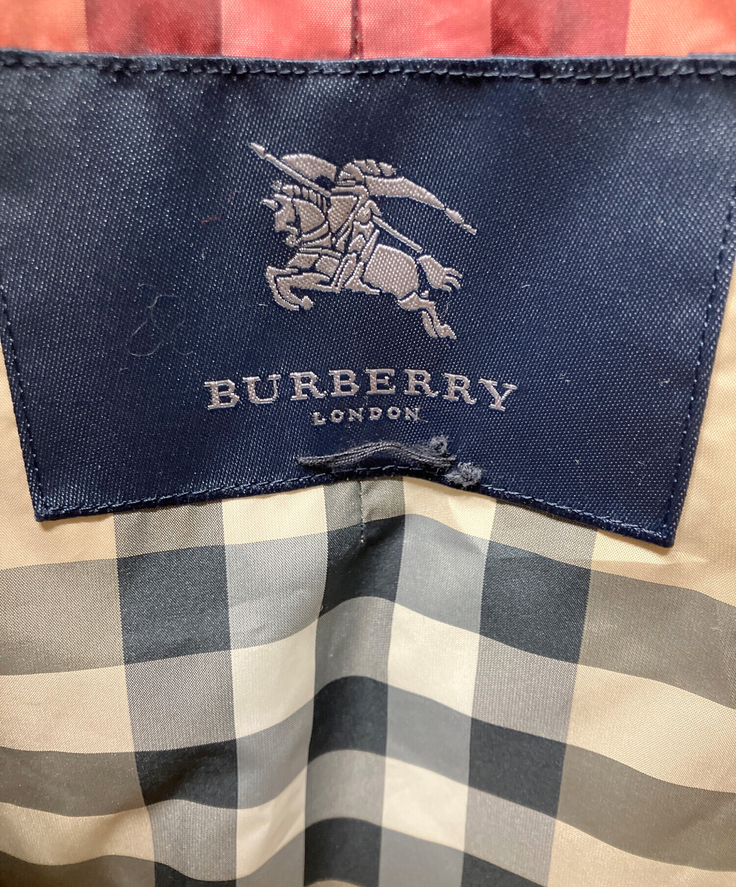 中古・古着通販】BURBERRY (バーバリー) ライナー付コート カーキ