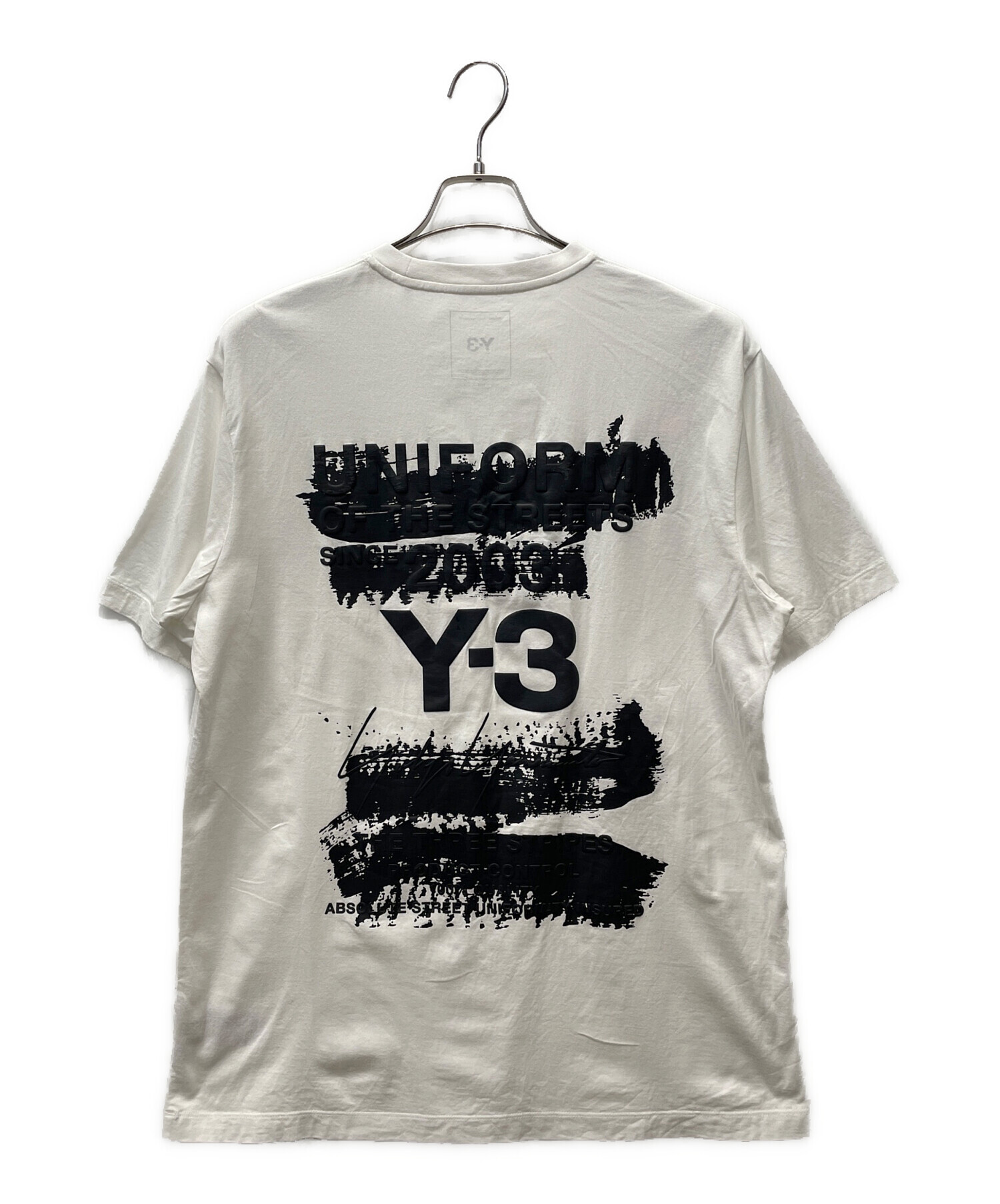 中古・古着通販】Y-3 (ワイスリー) Tシャツ ホワイト サイズ:M 