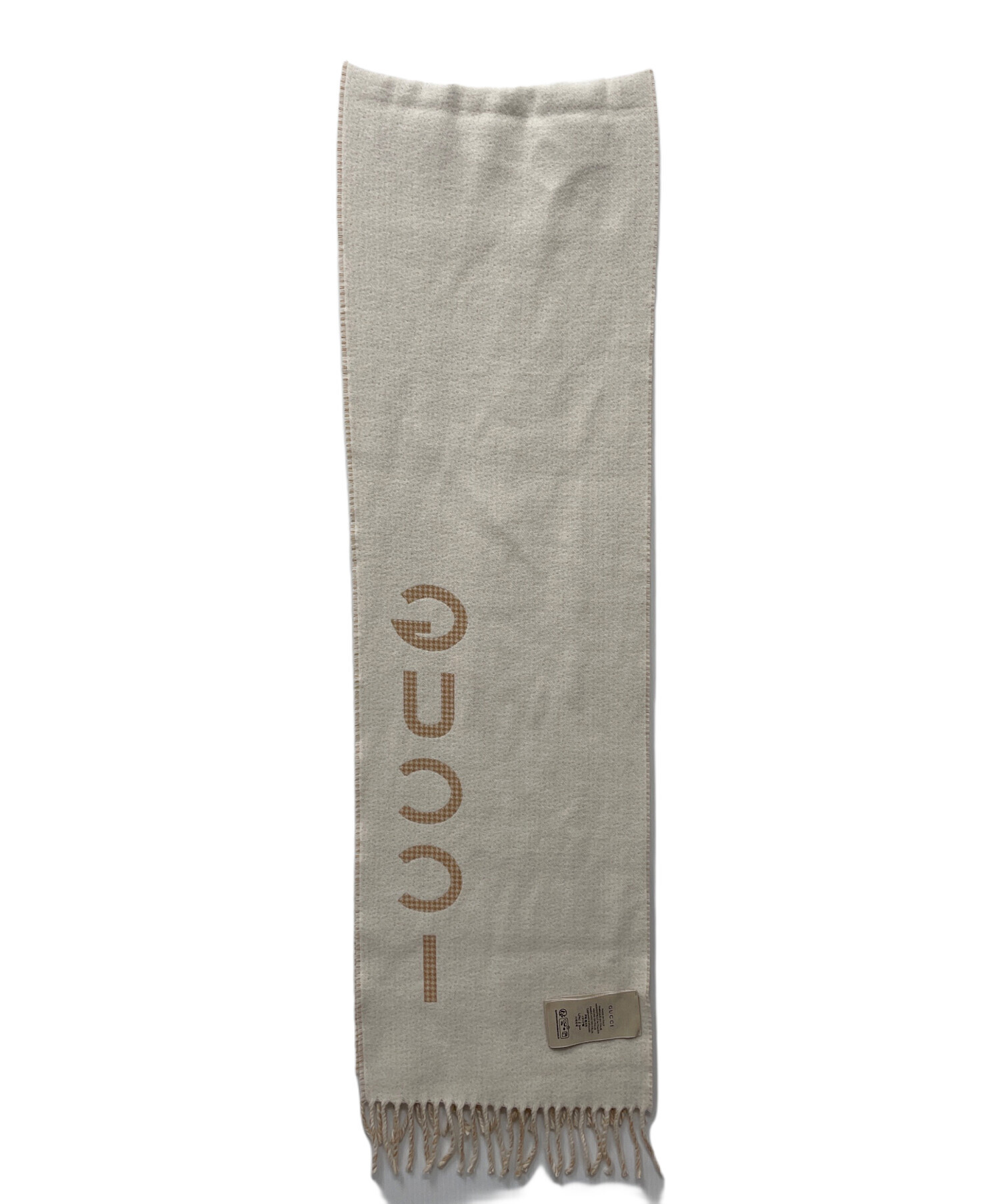 中古・古着通販】GUCCI (グッチ) マフラー ベージュ｜ブランド・古着