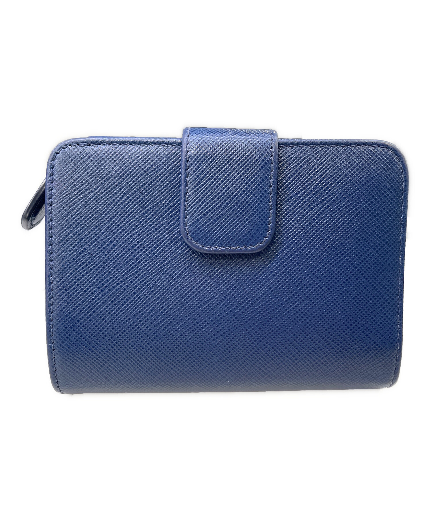 中古・古着通販】PRADA (プラダ) 2つ折り財布 ネイビー｜ブランド