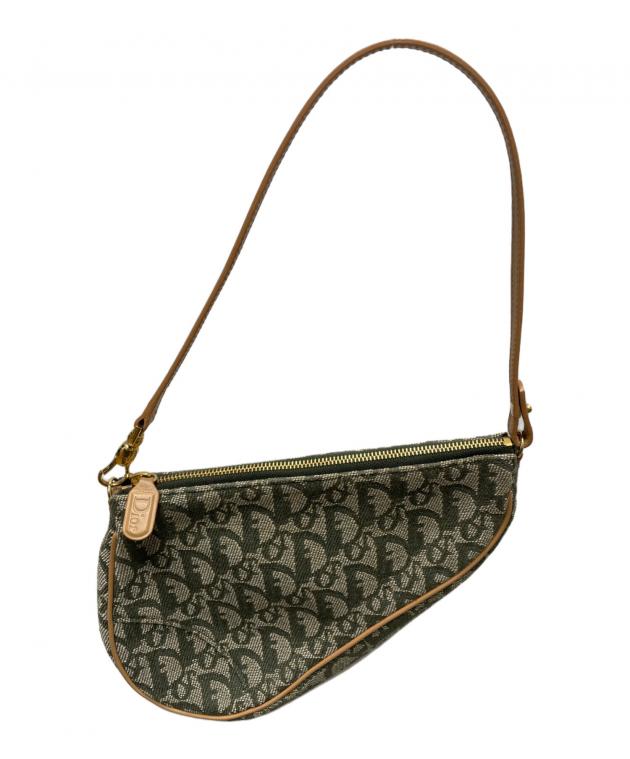 Christian Dior トロッターサドルバッグ 中古・古着通販】Christian Dior (クリスチャン ディオール
