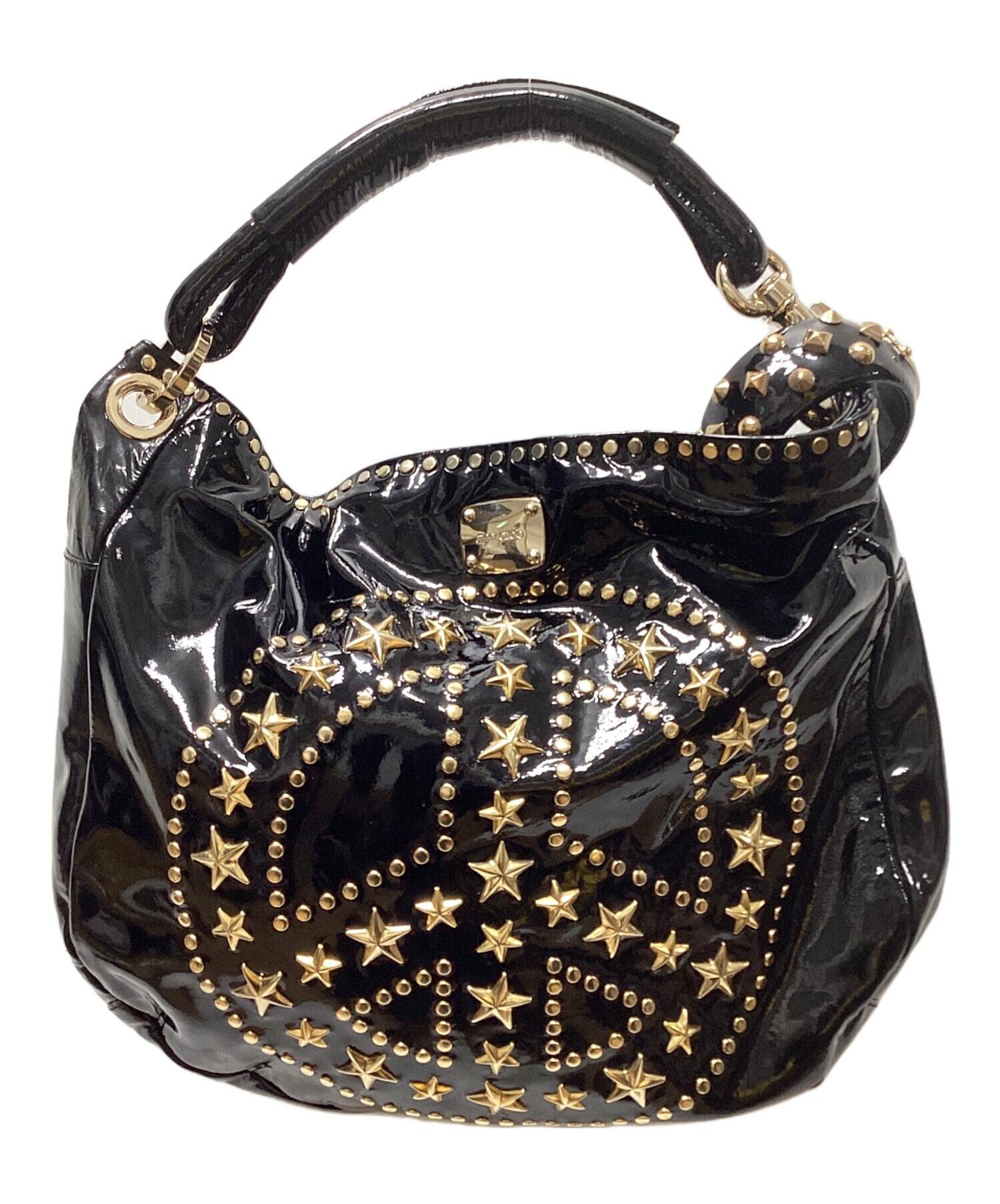 中古・古着通販】JIMMY CHOO (ジミーチュウ) スカイバッグ ブラック 