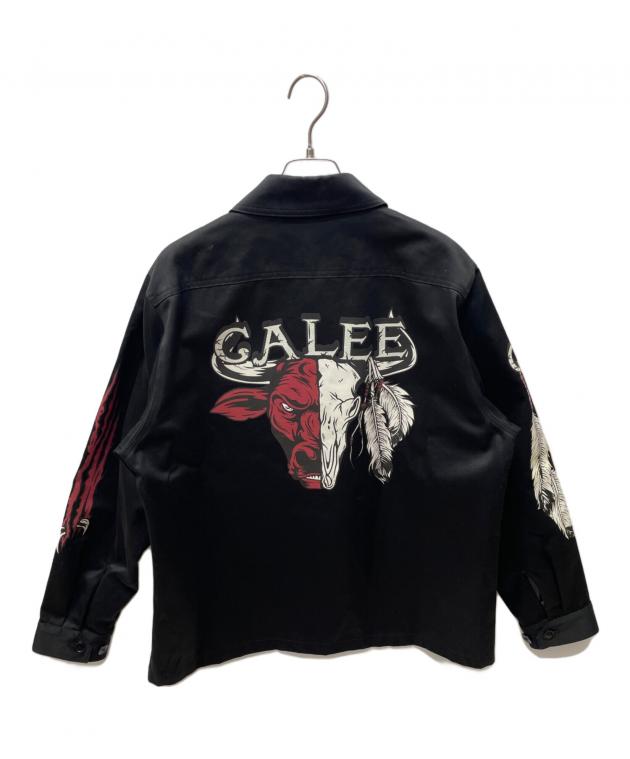 CALEE (キャリー) ウエポンチノワークジャケット ブラック サイズ:M