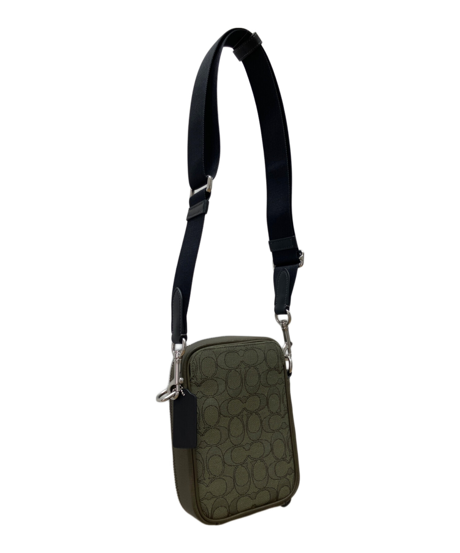 中古・古着通販】COACH (コーチ) ショルダーポーチ グリーン｜ブランド