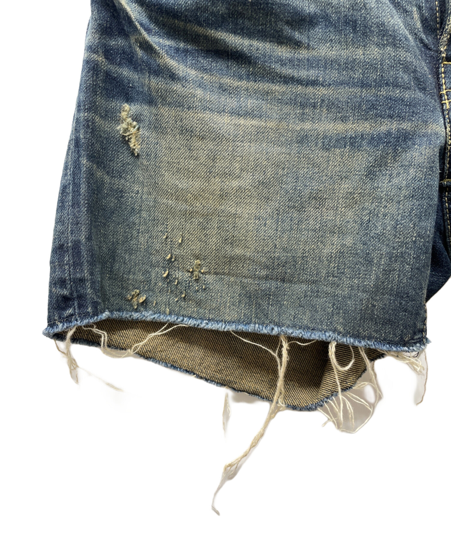 ▼ヒステリックグラマー SP加工COLLAGE pt デニムショートハーフパンツ 中古・古着通販】Hysteric Glamour (ヒステリックグラマー) ショート
