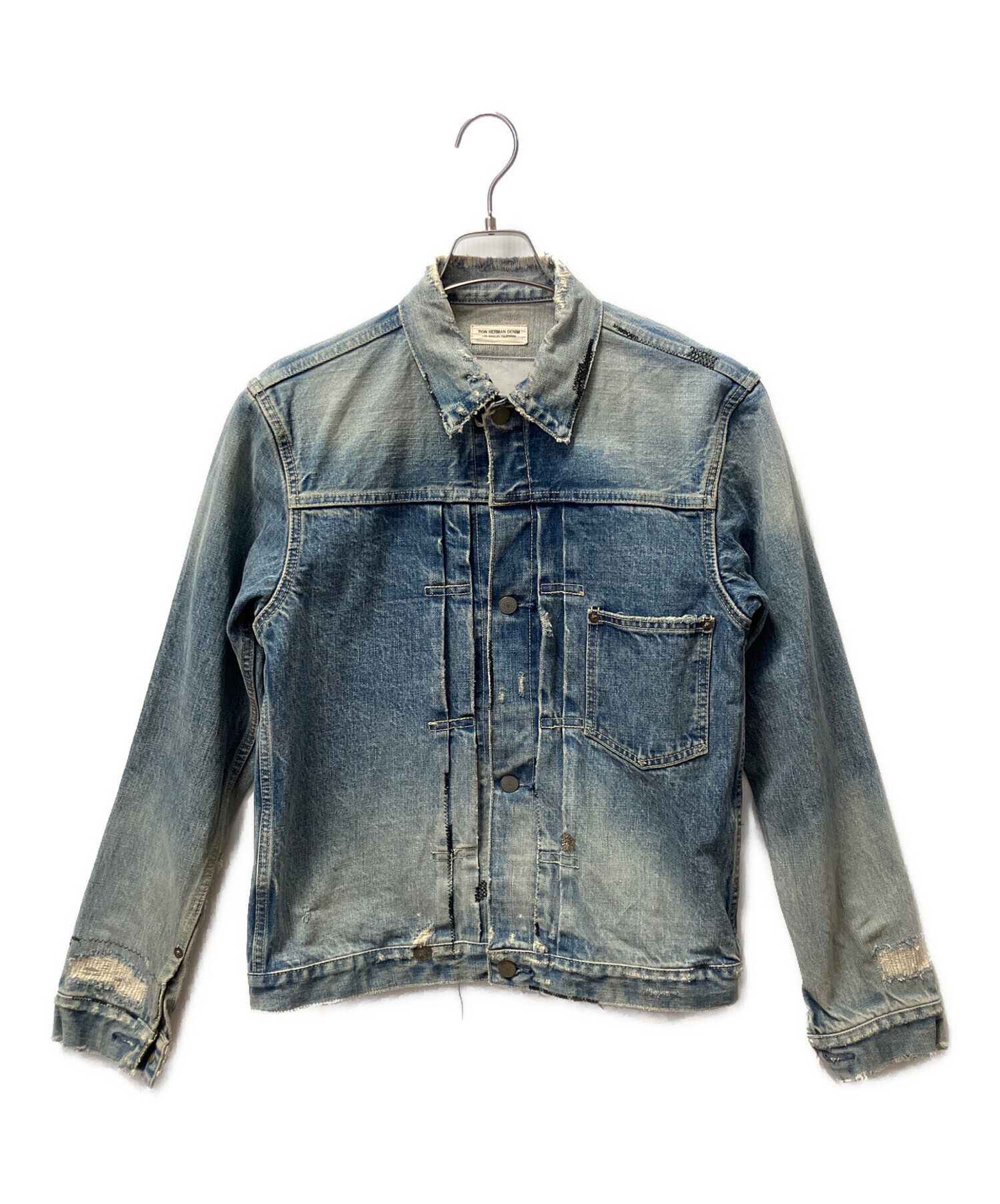 Ron Herman ロンハーマン Denim Jacket 1st XL 完売 中古・古着通販】Ron Herman (ロンハーマン) 1st type/USED加工モデル