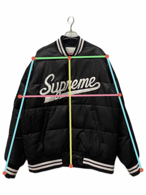 中古・古着通販】SUPREME (シュプリーム) SCRIPT VARSITY PUFFY JACKET
