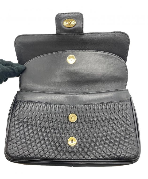 中古・古着通販】BALLY (バリー) チェーンショルダーバッグ ブラック