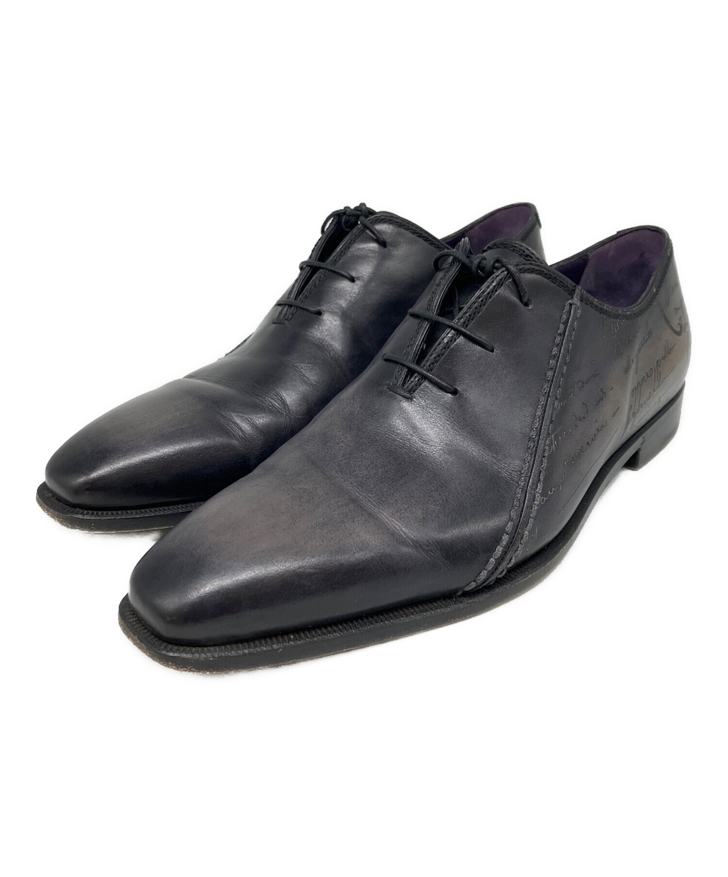 中古・古着通販】Berluti (ベルルッティ) レザーシューズ ブラック