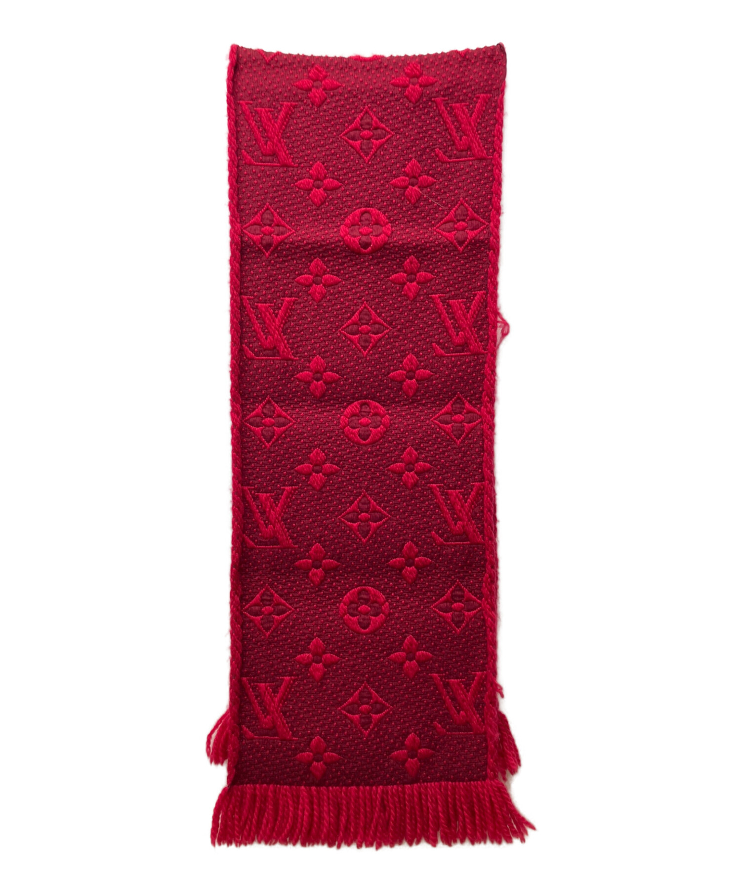 ト*ロ様 LOUIS VUITTON エシャルプロゴマニア　 ウール混紡 マフラ 中古・古着通販】LOUIS VUITTON (ルイ ヴィトン) エシャルプ ロゴ