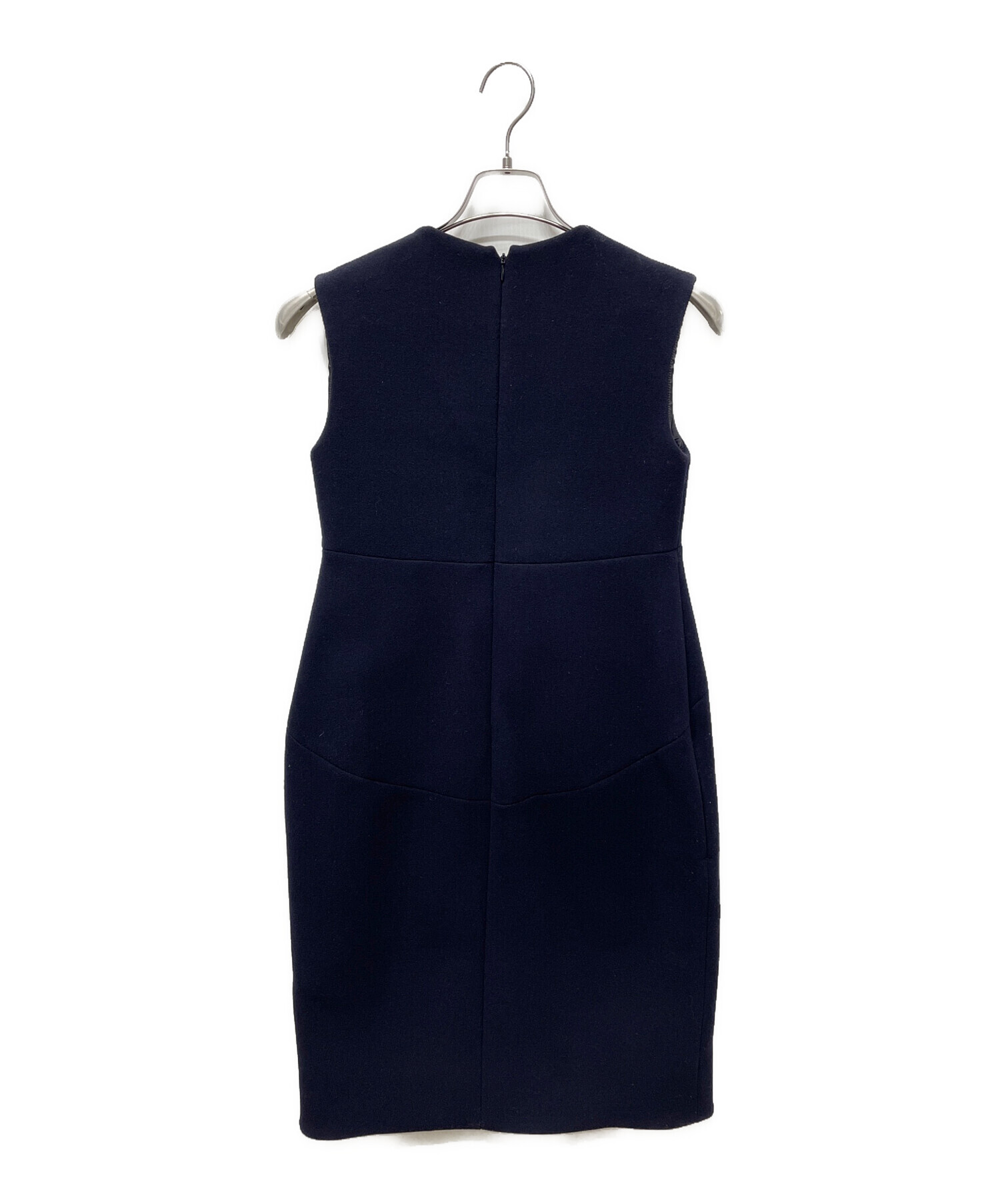 【美品】YOKO CHAN チェックワンピース 38 ヨーコ チャン YOKO CHAN ワンピース サイズ38 M 黒 レディース 美品