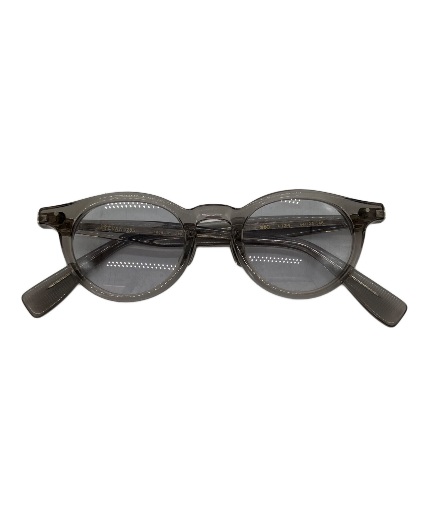 アイヴァン EYEVAN サングラス 7285 サングラス アイウェア ブラック系 49□24-147【中古】 中古・古着通販】EYEVAN 7285 (アイヴァン) 折り畳みサングラス