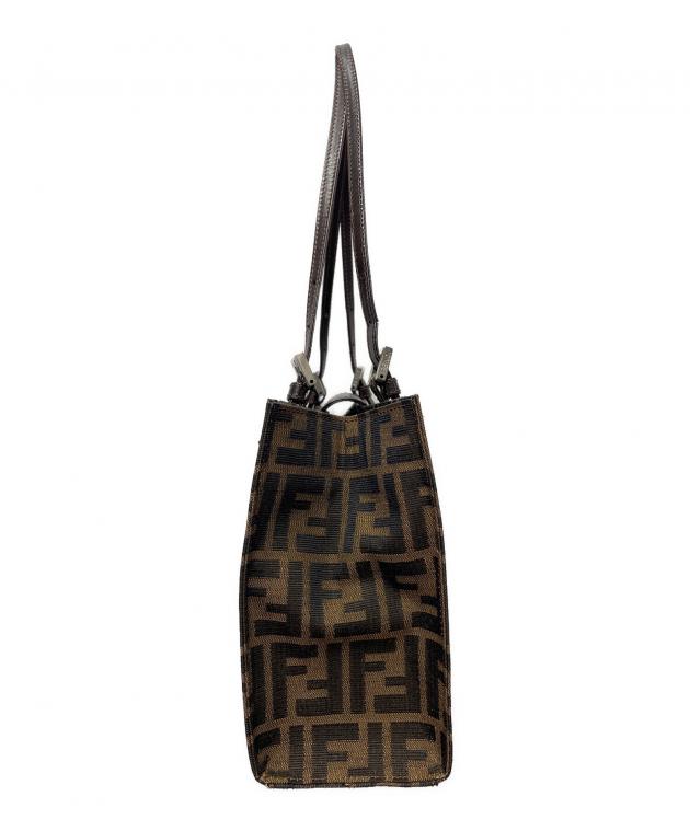 中古・古着通販】FENDI (フェンディ) ハンドバッグ ズッカ ブラウン