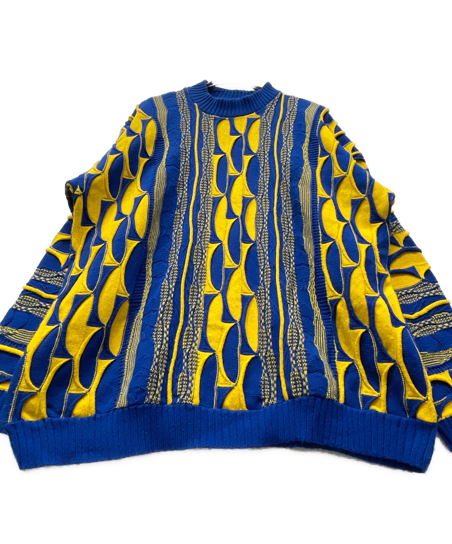 クージー COOGI セーター 特大 希少サイズ ブルー系 マルチカラー 3XL