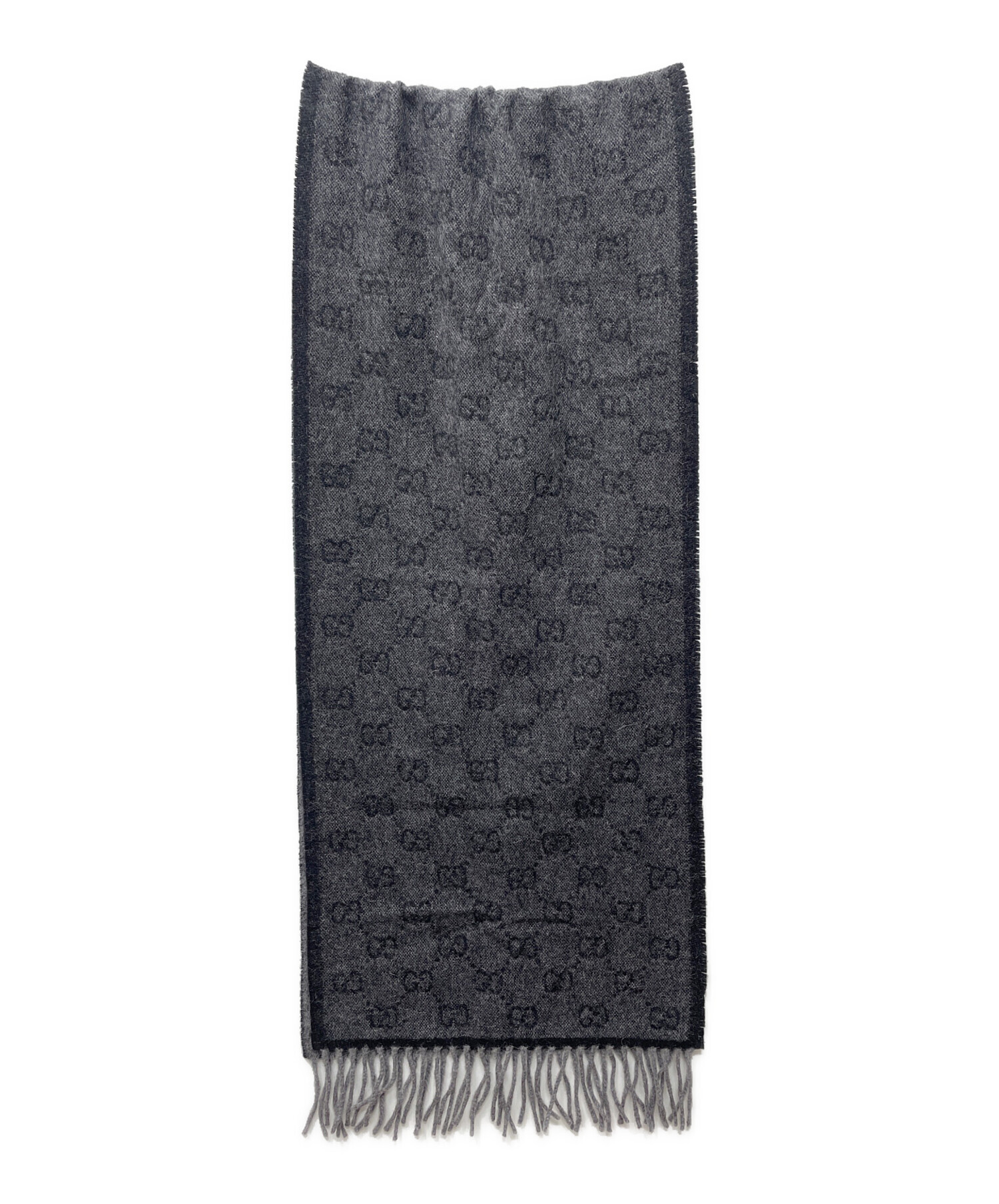 中古・古着通販】GUCCI (グッチ) マフラー ブラック｜ブランド・古着