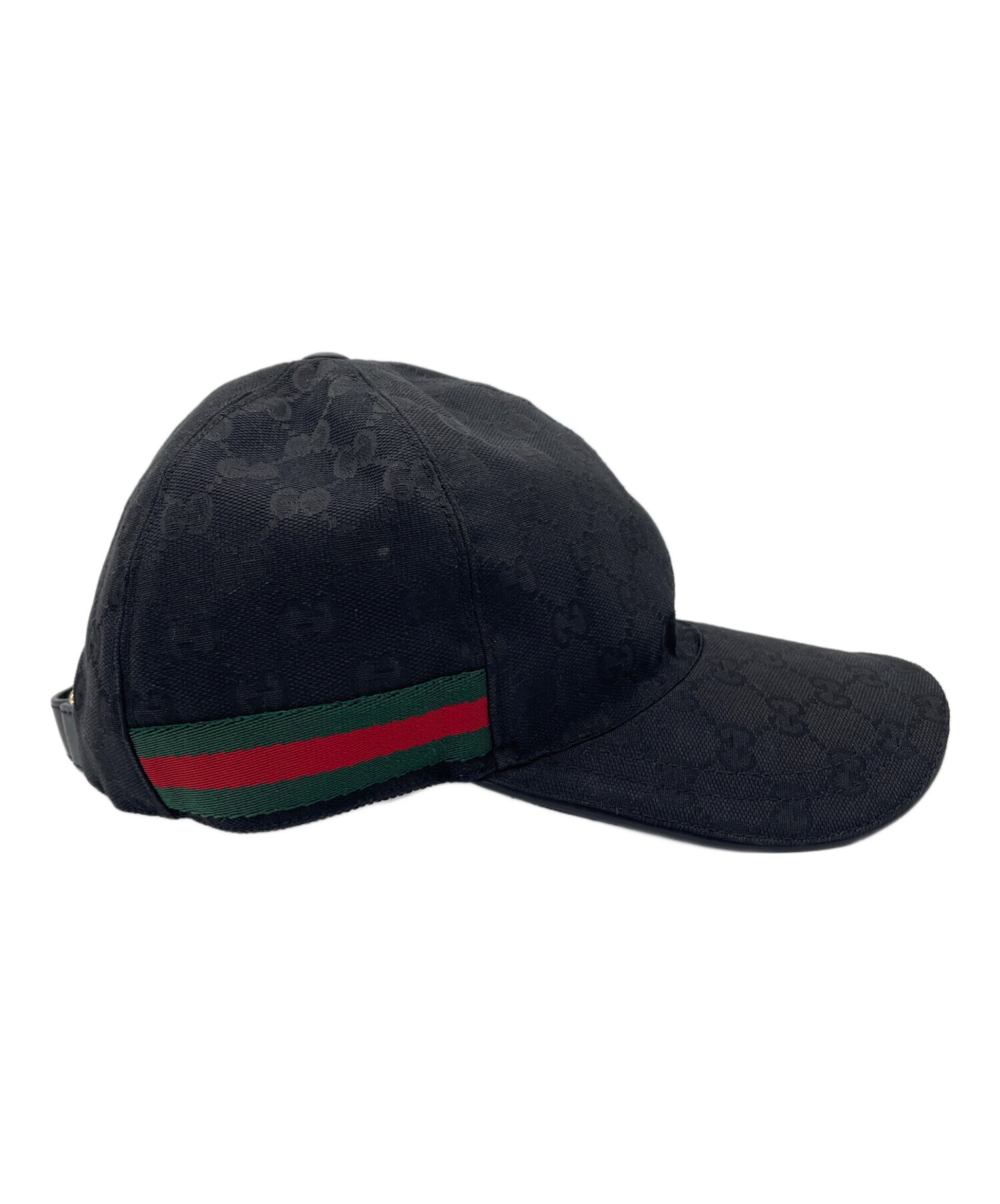 1234【美品・数回着用程度】GUCCI グッチ ベースボールキャップ L 中古・古着通販】GUCCI (グッチ) ウェブ ストライプ GG ベースボール