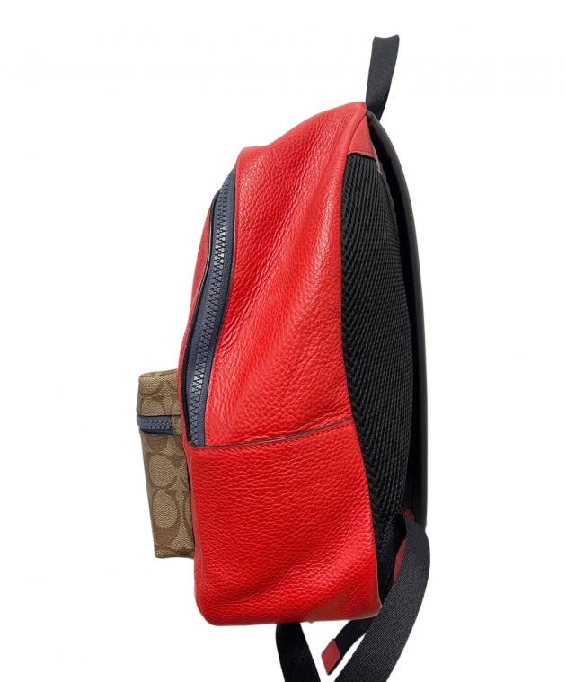 中古・古着通販】COACH (コーチ) Disney (ディズニー) リュック レッド