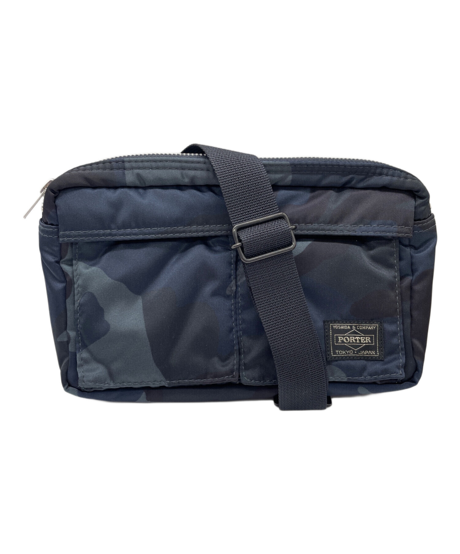 【廃版美品】PORTER ポーター 　ボディバッグ・ウエストバッグ ネイビー 中古・古着通販】PORTER (ポーター) 30周年アニバーサリーモデル