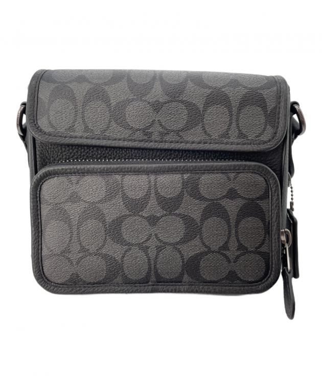 おおもり　Coach ボディバッグ ブラック/グレー 中古・古着通販】COACH (コーチ) クロスボディバッグ｜ブランド・古着