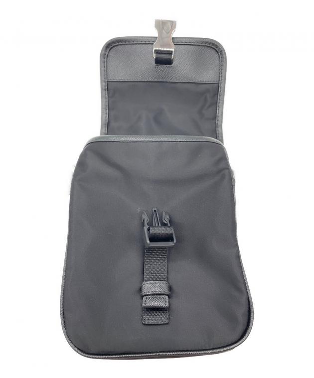 中古・古着通販】PRADA (プラダ) ナイロンショルダーバッグ ブラック