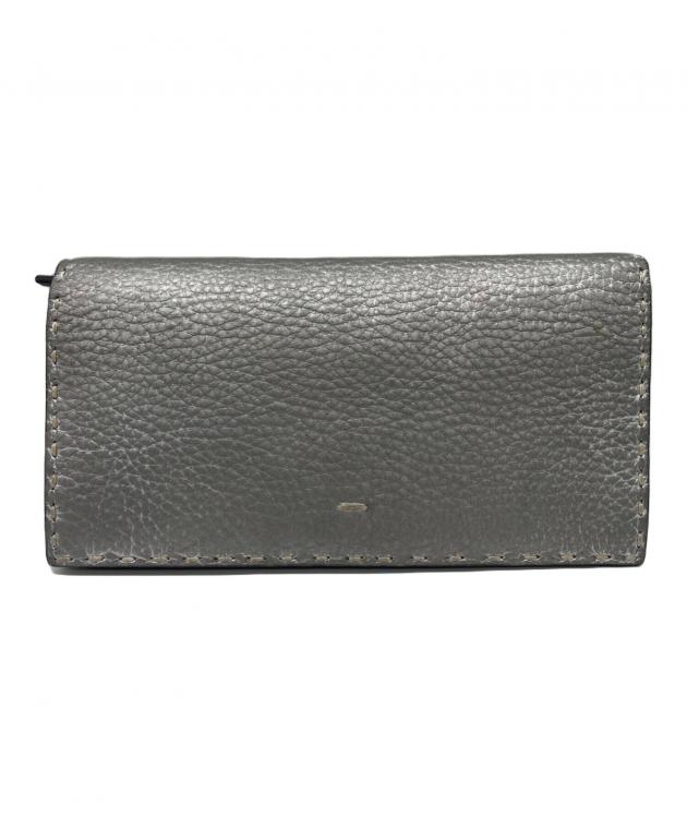 中古・古着通販】FENDI (フェンディ) 2つ折り長財布 シルバー